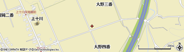 青森県黒石市上十川周辺の地図