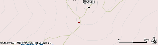 御倉石周辺の地図