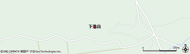 青森県十和田市洞内下豊良周辺の地図