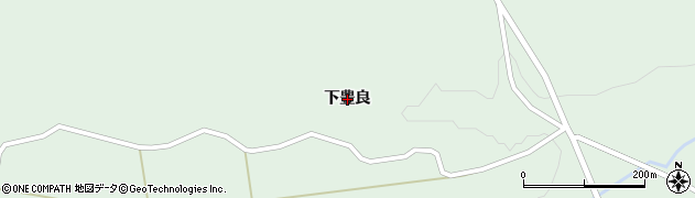青森県十和田市洞内（下豊良）周辺の地図