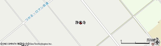 青森県黒石市黒石（浄光寺）周辺の地図