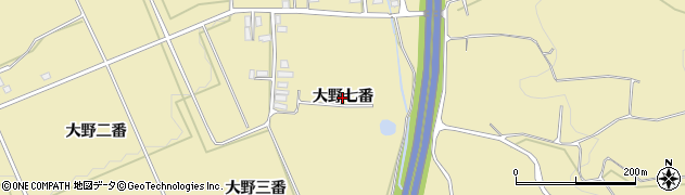 青森県黒石市上十川（大野七番）周辺の地図