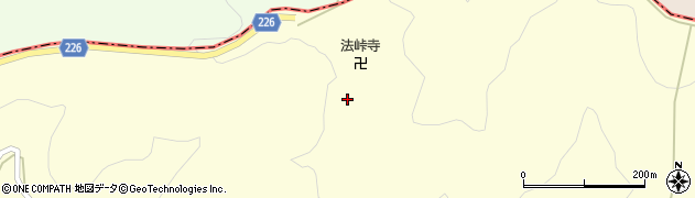 青森県黒石市高舘甲高原周辺の地図