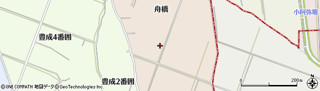 青森県藤崎町（南津軽郡）小畑（舟橋）周辺の地図