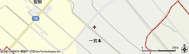 青森県藤崎町（南津軽郡）常盤（一宮本）周辺の地図