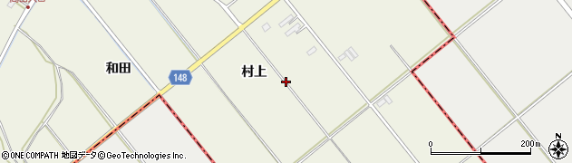 青森県田舎館村（南津軽郡）東光寺（村上）周辺の地図