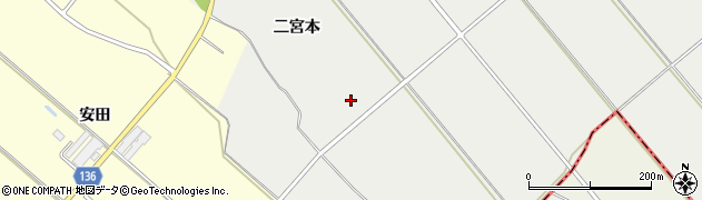 青森県藤崎町（南津軽郡）常盤（二宮本）周辺の地図