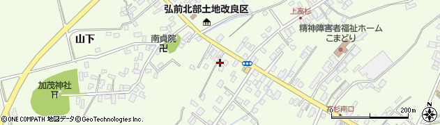 青森県弘前市高杉神原270周辺の地図
