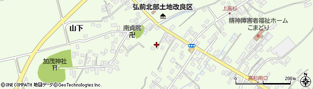 青森県弘前市高杉神原280周辺の地図