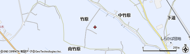 青森県藤崎町（南津軽郡）藤崎（竹原）周辺の地図