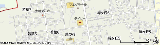 ダイソー下田緑ヶ丘店周辺の地図