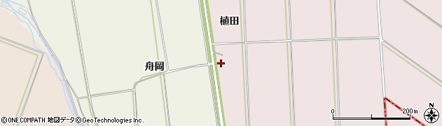 青森県藤崎町（南津軽郡）榊（植田）周辺の地図