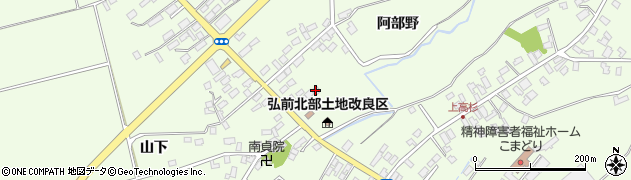 青森県弘前市高杉阿部野19周辺の地図