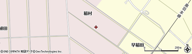 青森県藤崎町（南津軽郡）榊（稲村）周辺の地図