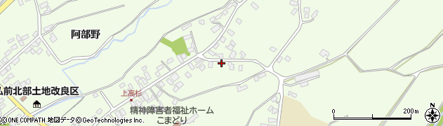 青森県弘前市高杉五反田264周辺の地図