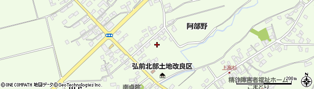 青森県弘前市高杉阿部野63周辺の地図