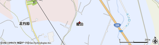 青森県藤崎町（南津軽郡）藤崎（雁泊）周辺の地図