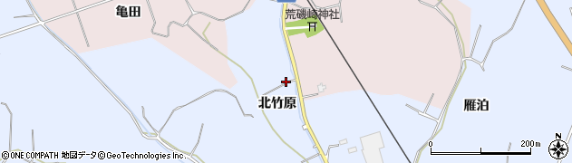 青森県藤崎町（南津軽郡）藤崎（北竹原）周辺の地図