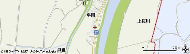 青森県弘前市大川平岡8周辺の地図