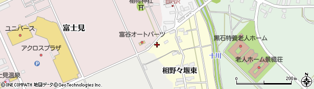 青森県黒石市上目内澤（堀合）周辺の地図