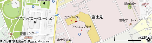 クリーニングコメットユニバース黒石富士見店周辺の地図