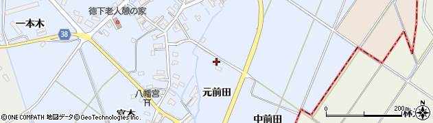青森県南津軽郡藤崎町徳下元前田21周辺の地図
