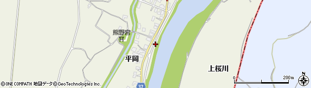 青森県弘前市大川上桜川3周辺の地図