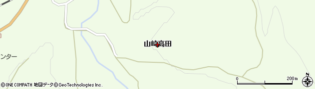 青森県深浦町（西津軽郡）広戸（山崎高田）周辺の地図
