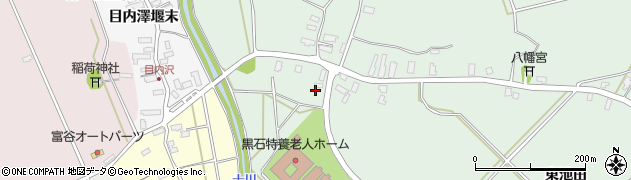 青森県黒石市赤坂池田151周辺の地図