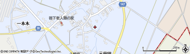 青森県南津軽郡藤崎町徳下元前田56周辺の地図