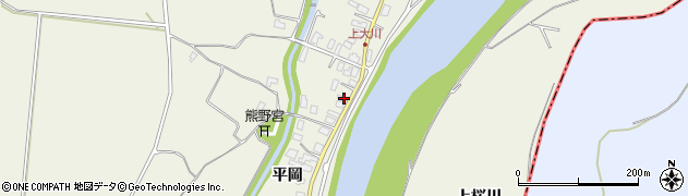 青森県弘前市大川平岡24周辺の地図