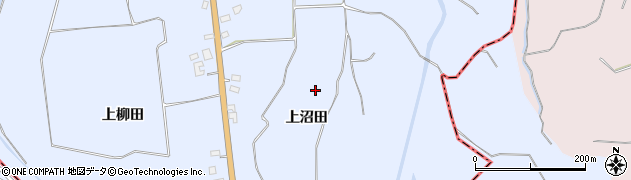 青森県板柳町（北津軽郡）飯田（上沼田）周辺の地図