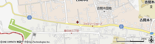 三沢市消防団　第十七分団周辺の地図