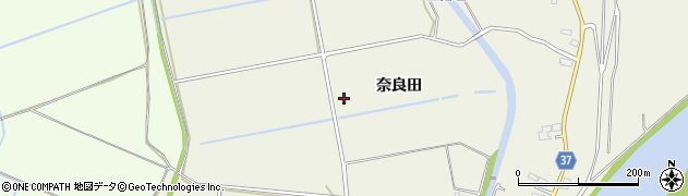 青森県弘前市大川奈良田周辺の地図