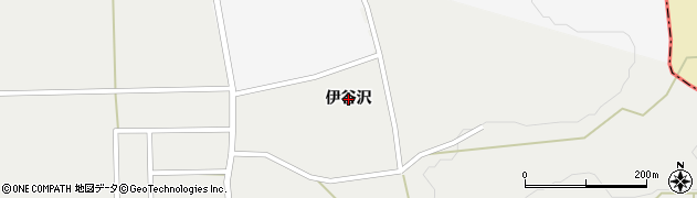 青森県十和田市八斗沢（伊谷沢）周辺の地図