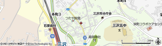 細川美容室周辺の地図