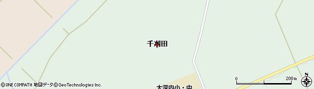 青森県十和田市洞内（千刈田）周辺の地図