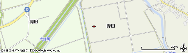 青森県弘前市大川野田周辺の地図