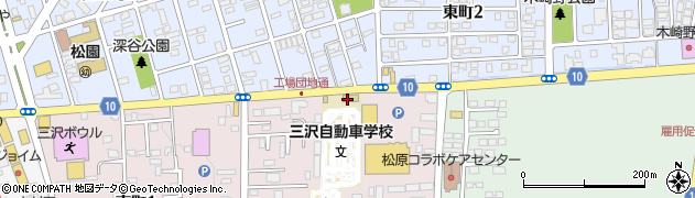 三沢自動車学校周辺の地図