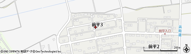 青森県三沢市前平3丁目周辺の地図