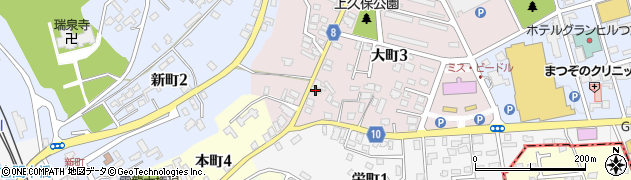 沖澤燃料店周辺の地図