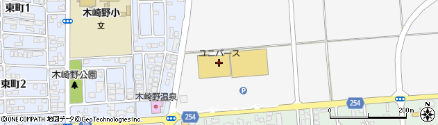 ユニバース三沢堀口店周辺の地図
