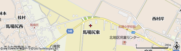青森県黒石市馬場尻東61周辺の地図
