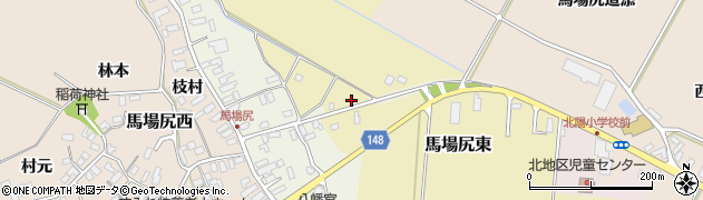 青森県黒石市馬場尻東171周辺の地図