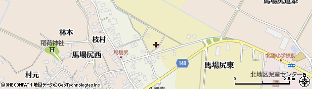 青森県黒石市馬場尻東178周辺の地図