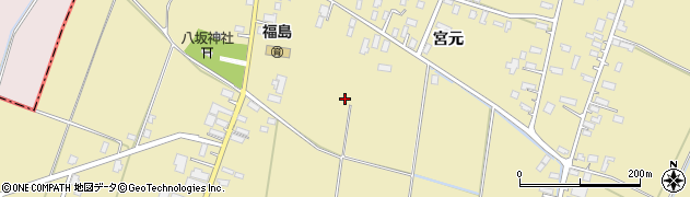 青森県藤崎町（南津軽郡）福島（宮元）周辺の地図