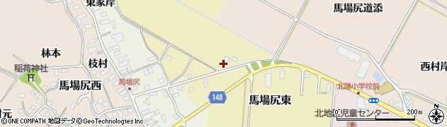 青森県黒石市馬場尻東143周辺の地図