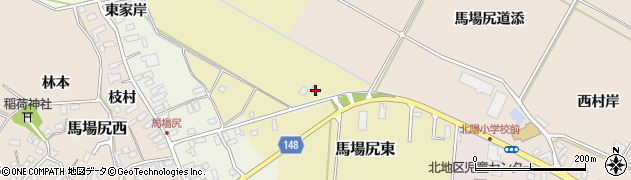 青森県黒石市馬場尻東141周辺の地図