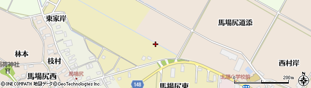 青森県黒石市馬場尻東142周辺の地図