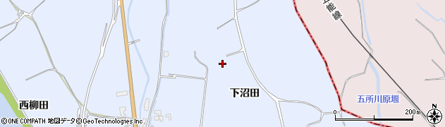 青森県板柳町（北津軽郡）飯田（下沼田）周辺の地図